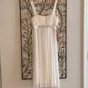Greek Goddess Apron Style Cocktail Dress